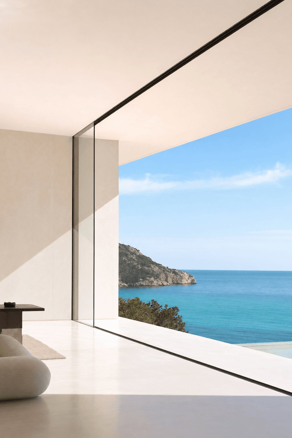 Baie vitrée XXL VERTIGE — sliding wall, profil minimal.
